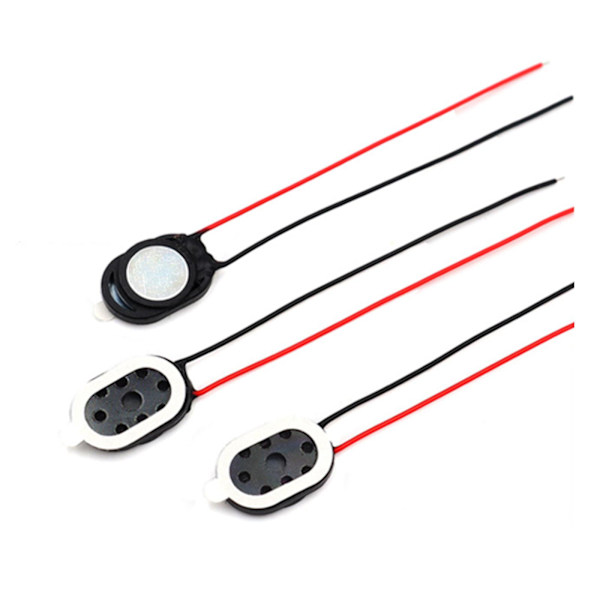 Pakke med 2 stk Bærbar høyttaler Mini Audio 1015 8ohm 1w høyttaler med kabel