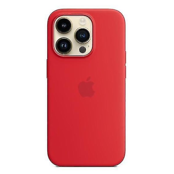 Silikonfodral till iPhone 14 Pro Red