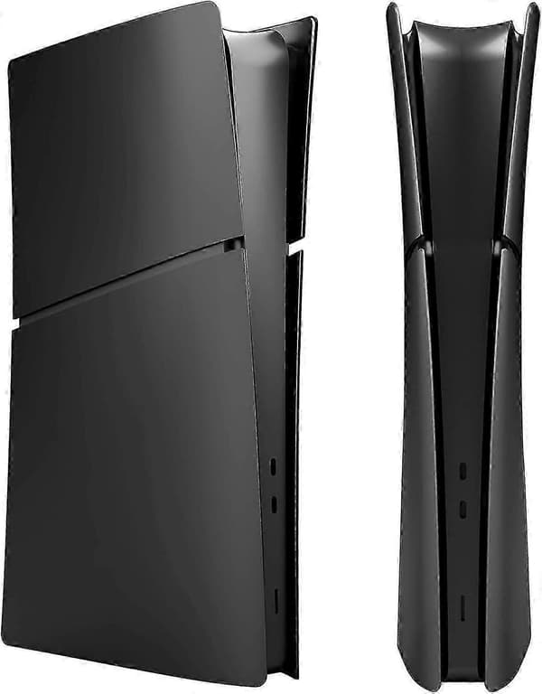PS5 Slim Digital Edition frontplåtsskydd, skyddande skal för konsol Black