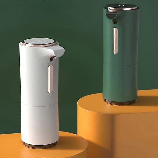 Automatisk sæbedispenser med sensor, stor kapacitet, USB genopladelig, intelligent induktionsskum H White B