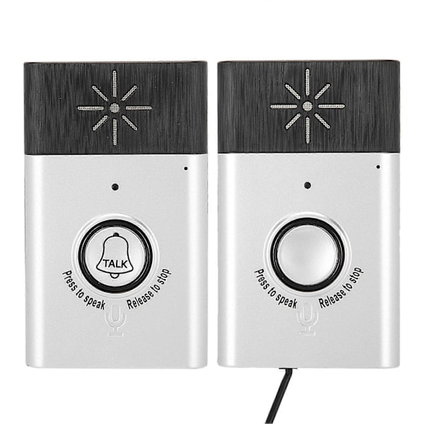 SSRGV 2.4GHz Mini Bärbar Tvåvägs Röstintercom Trådlöst Dörrklocka Intercomsystem