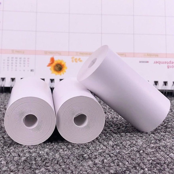 10 ruller termisk papir kasseapparat Pos kvitteringspapirer 57x30 mm termisk papir til printer kasseregi white