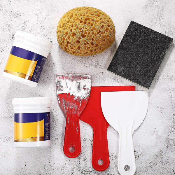 4 kpl Texture Sponge Kipsilevy Texture Sponge Texture Patch Sieni tekstuurin korjaamiseen Tee itse maalaus Cei-hy