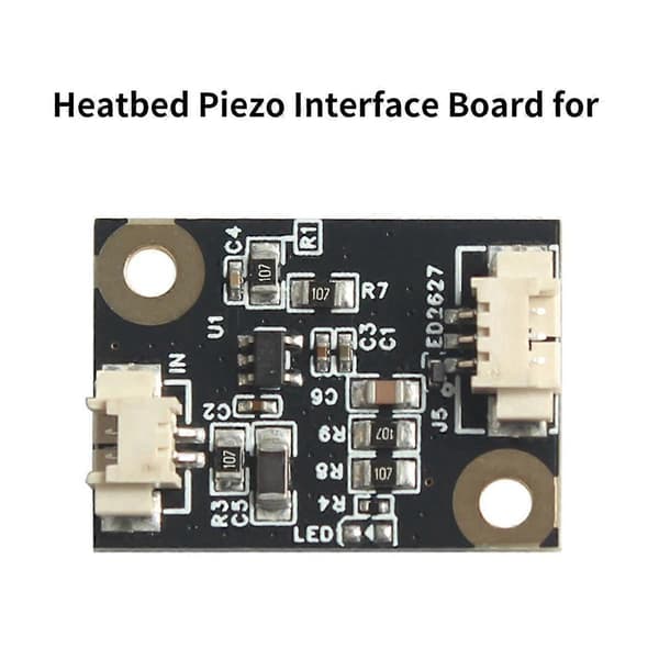 Varmeplade Piezo Interface Board til Bambu 3d-printere til Bambu P1/X1 Serie 1stk Black