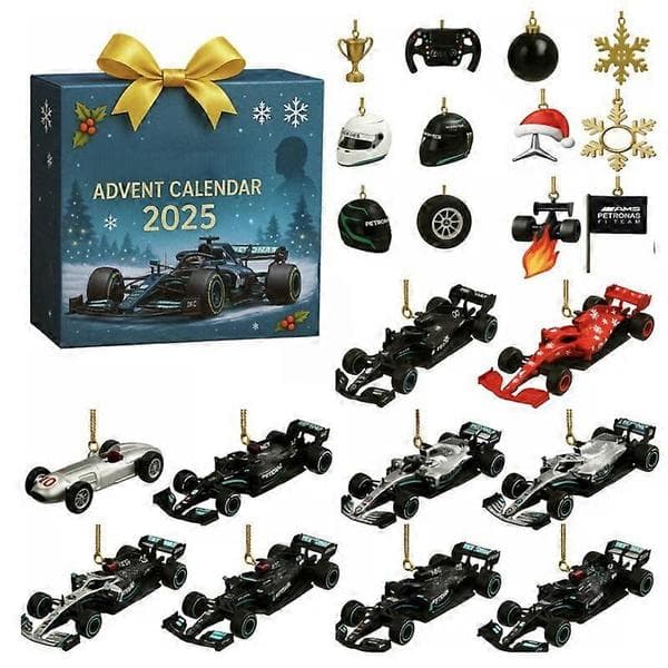 F1 Julekalender Julekalender Julegave Racing Tema Blind Box C