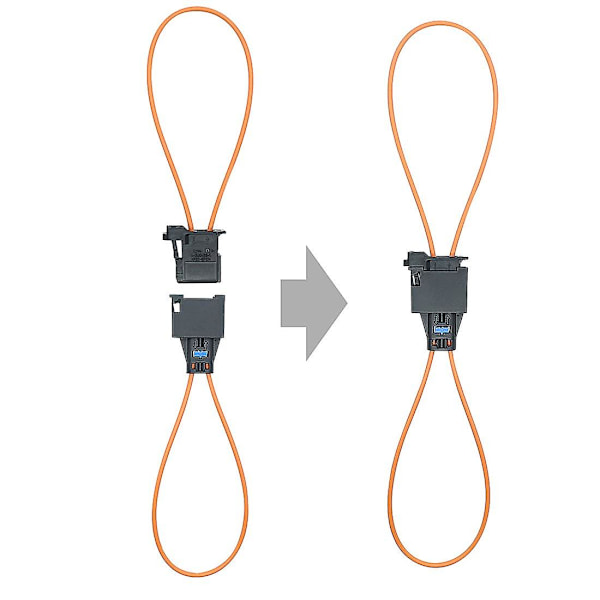 Fiber Most Optic Loop Connector diagnostiikkalaitteen työkalun ohitus naaras ja uros sovitinpaketti 2