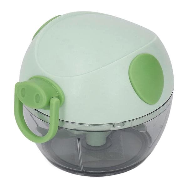 Hvidløgstrækker Multifunktionel Mini Håndtrækker Hvidløgshakker Foodprocessor til Hjemmet Grøn