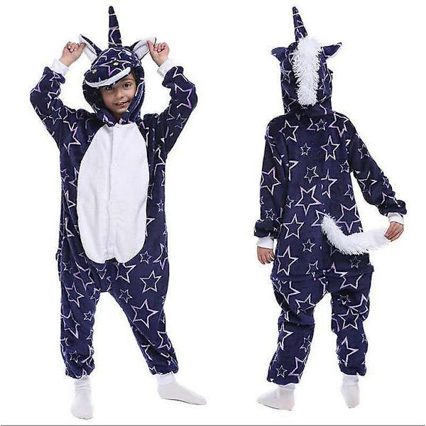 Unisex Børne Dyrekarakter Kostume Pyjamas Cosplay Bright Star Pegasus Pyjamas 110