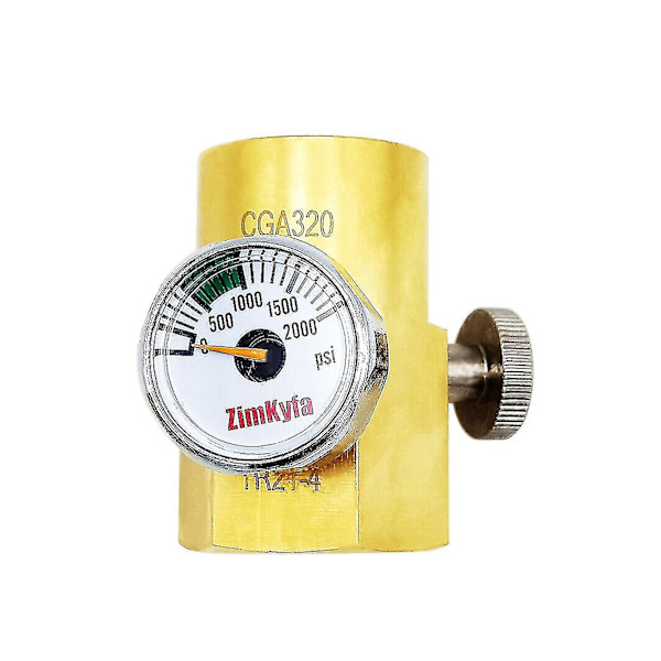 CO2 Cylinder Genopfyldningsadapter Fyldestation Tr21-4 Cga320 Kompatibel med Soda Stream Maker Health