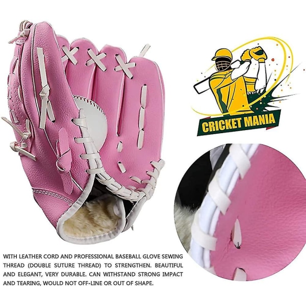 Baseball-hansikkaat 12,5 tuuman urheiluvarusteet Pu-nahkainen siepparikoulutus