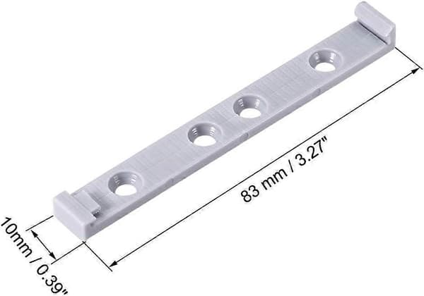 uxcell Magnetisk Touch Catch Latch Push to Open System Spjældbuffer til Skabsdør Skab Grå 2 Sæt