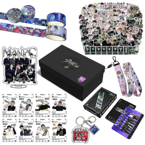 Stray Kids New Maxident Box Set Kpop Merche Photos Lanyard nøglering til Skz Fans B