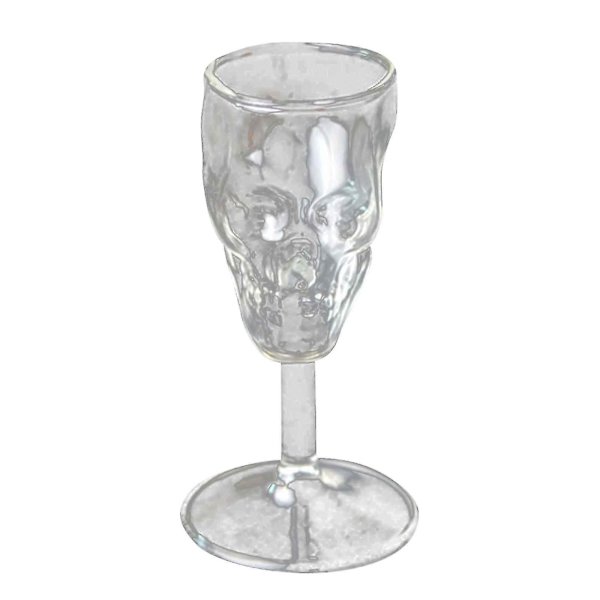 Mini Skull Glas Crystal Skull Bägare Rödvinsglas Whisky Dryckkopp Kaffekopp (gratis frakt)
