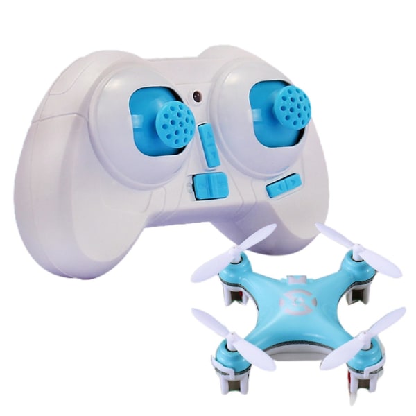 Cx10 Mini Drone Rc Quadcopter 360free Flip Airplane Toy Family Activity Leker Blue