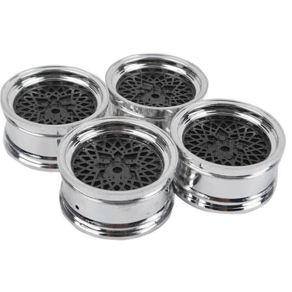 4 stk felger hjul for Tamiya Hsp Hpi 94123/122 Rc bilnav deler svart