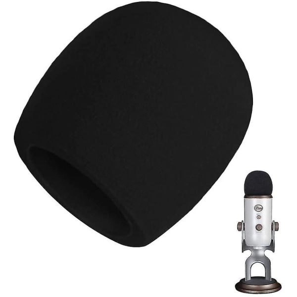 Luiwoon Ersättningsvindruta Skummikrofon Cover Kompatibel med blå Yeti-mikrofoner