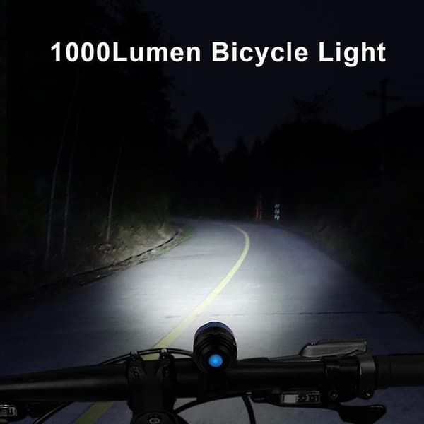Oppladbar Sykkellykt Frontlys Vanntett LED Sterk Red Light