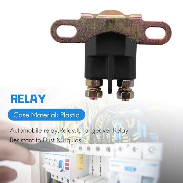 862-1211-211-16 Solenoid 12v relæ Am138068 725-04439 Automobil relæ skifterelæ Black