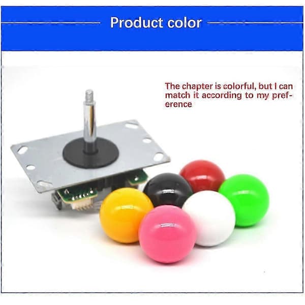 Zero Delay Ball Top Joystick til arkadespil Blue