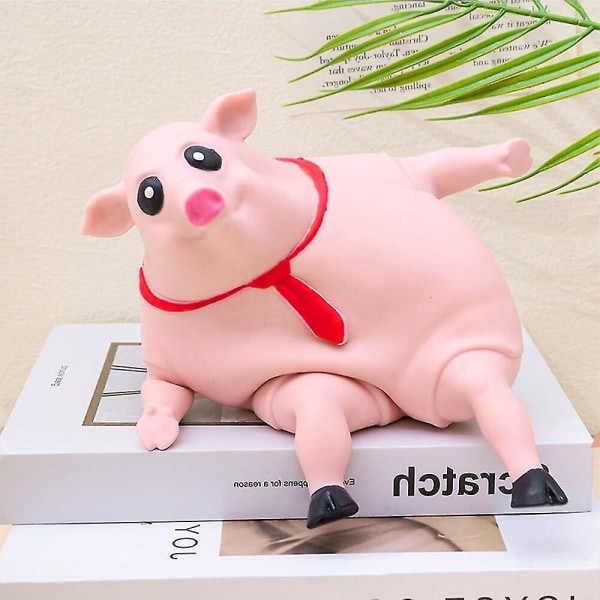 Grise Anti-Stress Legetøj, Pig Squeeze Legetøj, Creative Decompression Pig, Squeeze Pig Legetøj til børn og voksne