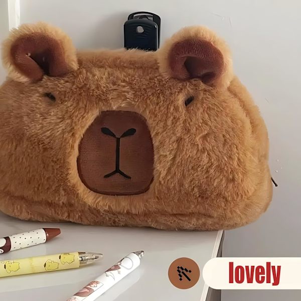 Eksklusiv kejserinde blyantæske til kvinder - stor kapacitet, æstetisk fluffy design blyantæske til piger blyantæske