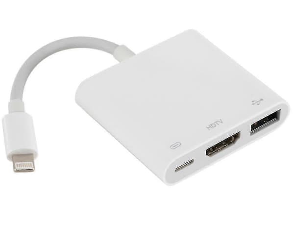 Lightning til OTG Digital AV-adapter, Lightning til HDMI+USB-konverter