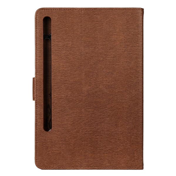 Läderfodral för Galaxy Tab S8/ Tab S7 T870/ T875 Brown