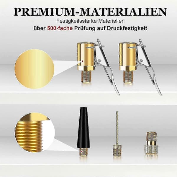 5-delt Schrader Presta ventilomformer for sykler, biler, Bosch EasyPump