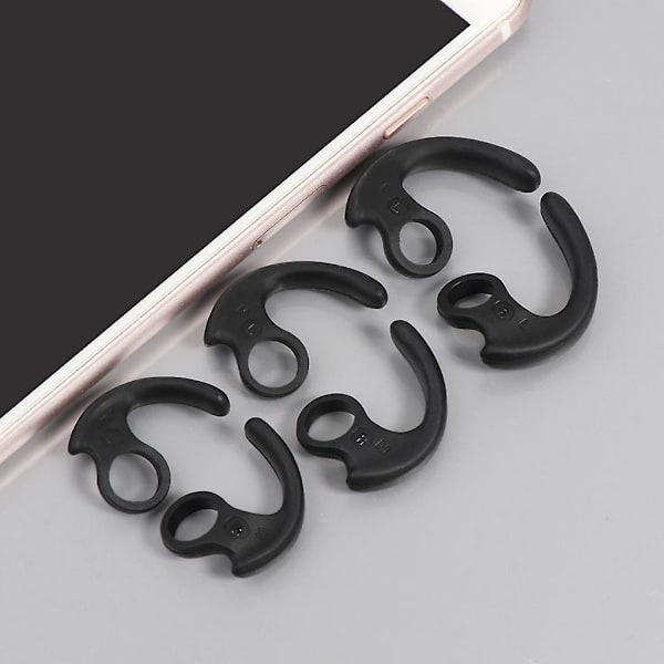 3 par/lot Mjukt case Öronkrok In-ear-öronsnäckor för Sony Ear Tip S/M/L Gray