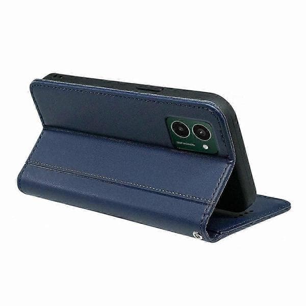HX01 HMD Pulse Pro Plånboksfodral med Magnetlås Grön PU-läder Mobilskal Multicolor Blue