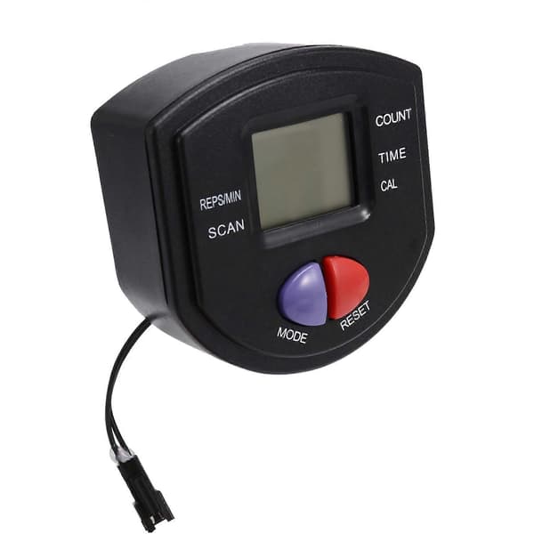 Erstatningsmonitor Speedometer for stasjonære sykler, stepmaskin, ridesimulator, treningssykkelcomputer Black