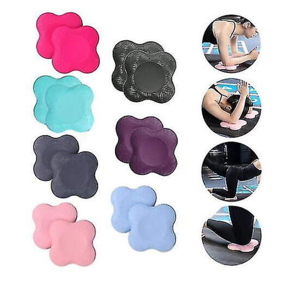Yogaknäskydd Tryckbeständigt Tjockare Armbågar Händer Handledsstöd Balansstöd Tw Dark Gray