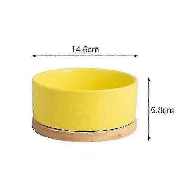 Opvarmet vandskål til kæledyr med USB-strøm og konstant temperaturkontrol qing YELLOW MEDIUM