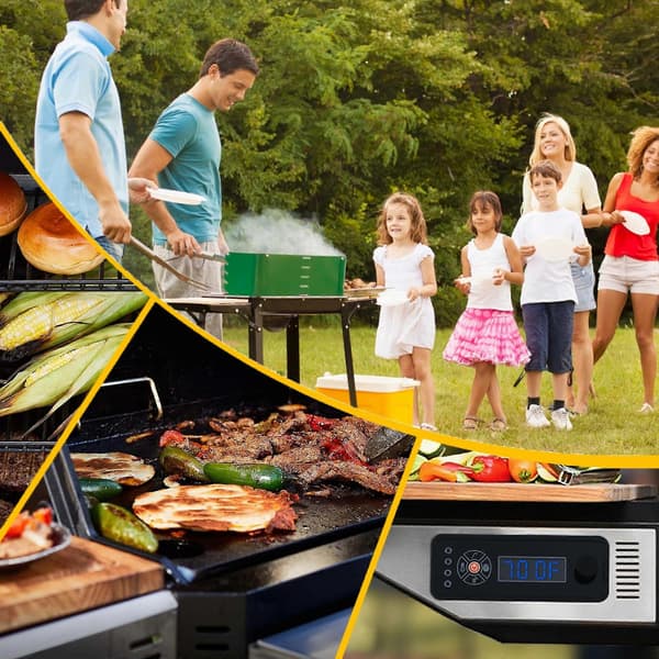 Ikke-WiFi Digital Grill Termometer Controller Udskiftningspanel til Masterbuilt Gravity Series 560
