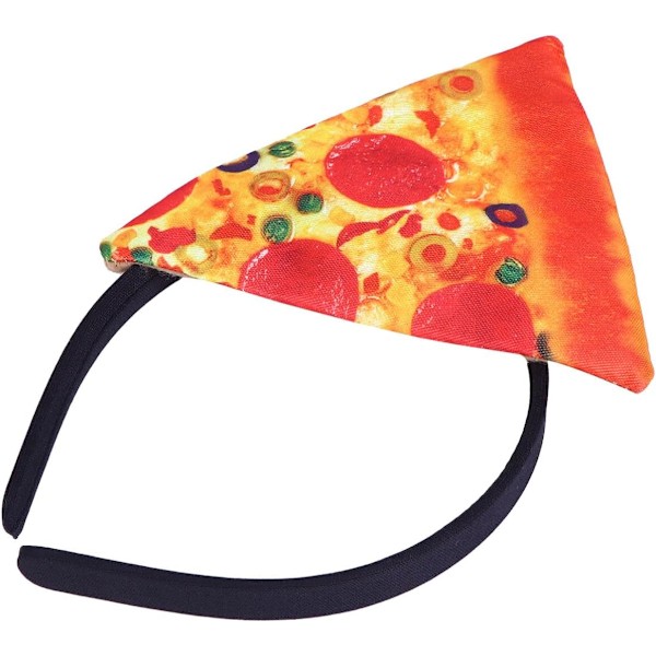 1 stk Halloween Pizza Hår Cosplay Pandebånd Halloween Hovedbeklædning Ny Halloween Hovedbeklædning til eller Voksen Orange