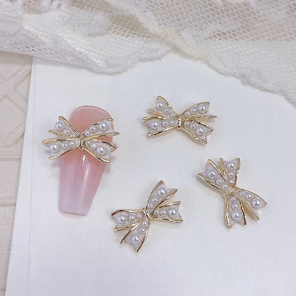 3D Nagelkonst Dekorationer Nagelkonst Berlocker Rosetter Nagelkonst Strass Nagel Pärlor 3248