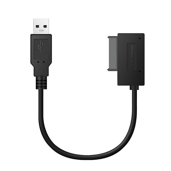 Nyeste Usb 2.0 Til Mini Sata Ii 7+6 13pin Adapter Konverterkabel Til Bærbar Dvd/cd