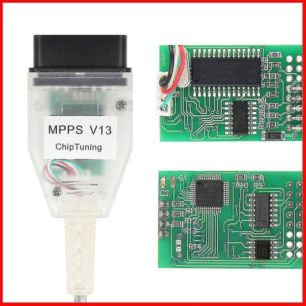 Obd2 Mpps V13.02 Ecu Chip Remap Tuning Flash Programmer Diagnostics Kabel Usb - Huncv