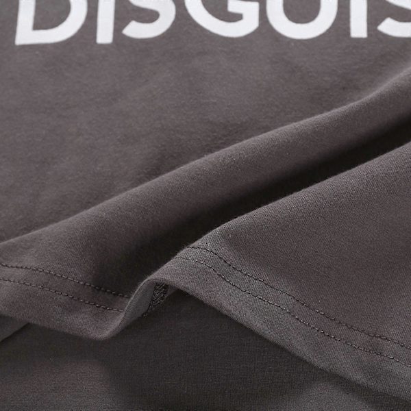 2025 Ny Menn Spør Meg Om Min Ninja Forkledning Flip T-skjorte Morsom Kostyme Grafisk Humor A+ Light gray  Black 4XL