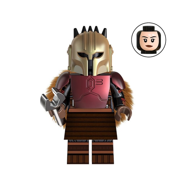 8 stk/sett Star Wars The Mandalorian Megafigurer Byggeklossleker Samlerobjekt Modellfigurer Hjemmedekorasjonsgaver