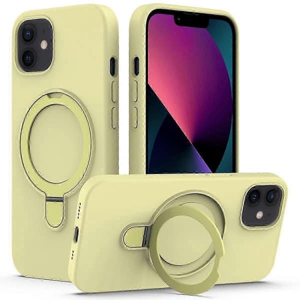 Magnetic Case for iPhone 11 with Ring Stand PC+Silicone, Drop-proof Phone Case Sti Style K