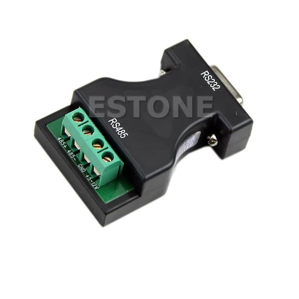 RS-232 RS232 til RS-485 RS485 Interface Seriel Adapter Konverter Ny