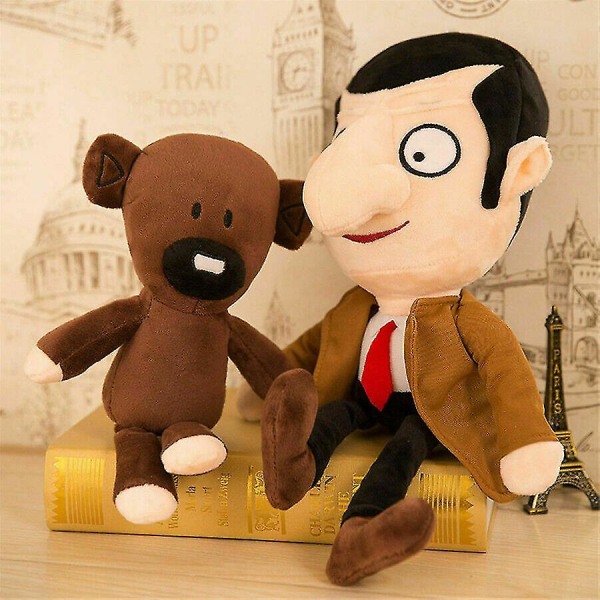 30 cm Mr Bean Nalle Pehmonukke Pehmeä täytetty eläin Lasten syntymäpäivä G AB