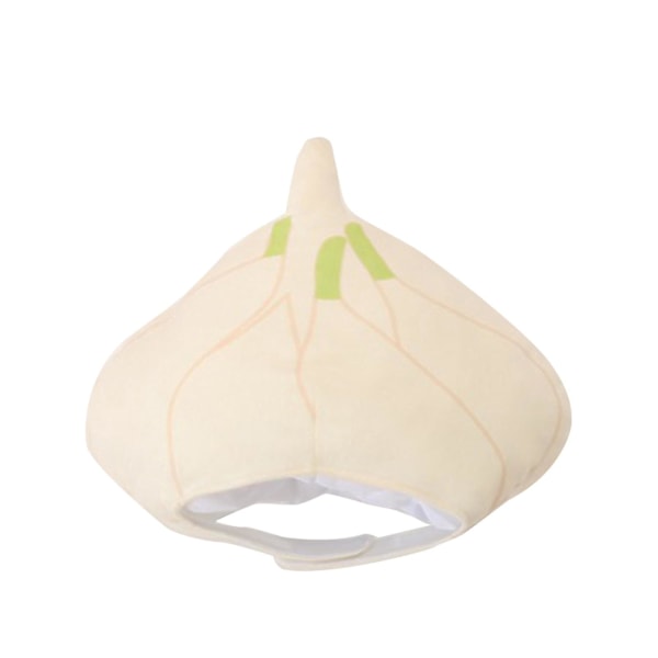 Cartoon Headgear Cute Soft Garlic Head Hat