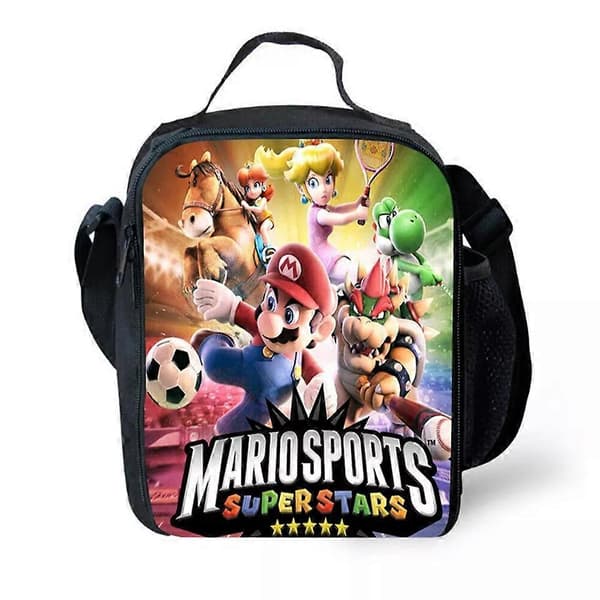 Super-Mario Bros Isolert Matboks Barn Kontor Arbeid Piknik Skole Matpose D