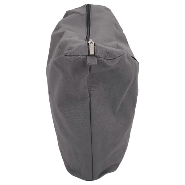 Vanntett solid lerretinnsats Innerfôr Innsats Glidelåslomme for Obag O Bag Håndveske Veske Mørkegrå Dark gray 39*12*31Cm