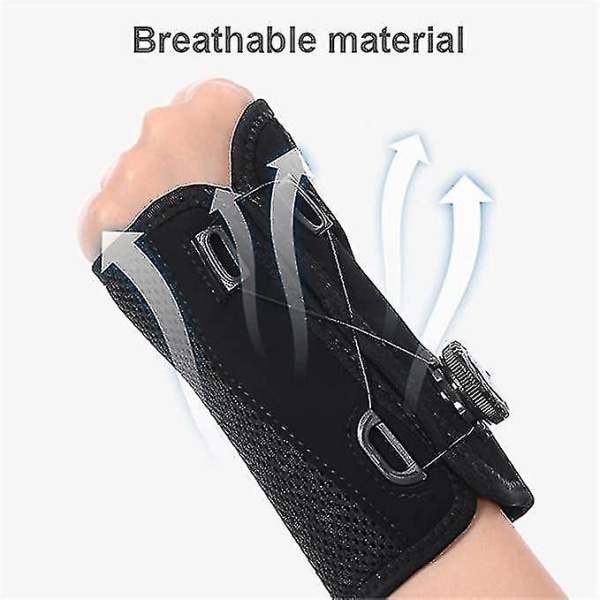 Twist Sports Armband, Knop Handled, Artikulerande Knop Handled, Anti-sprain handledsskydd Black left hand right hand