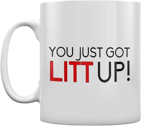 Kahvimuki You Just Got Litt Up Valkoinen