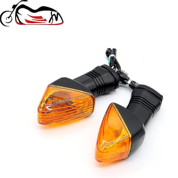 Blinklys foran bak for Kawasaki Ninja Zx6r 600 Kle 500 650 Z750 Versys Motorsykkeltilbehør Signalindikatorlampe Amber