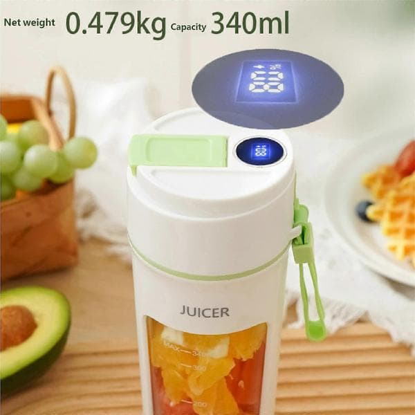 Juicer Blender Plaststruktur 1200mAh Batteri för Hemmagym Säkerhet Automatisk Avstängning Snabb Förberedelse Smoothie Maker Kopp 3 3
